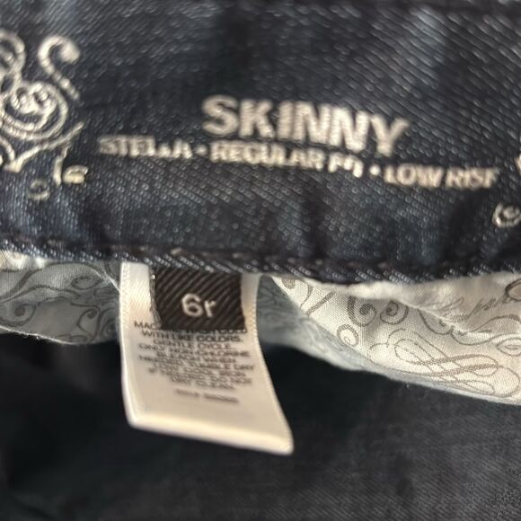 Express Dark Wash Skinny Stella Regular Fit Size 6 - Picture 9 of 9